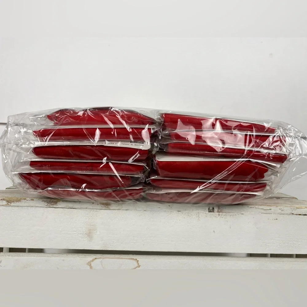 Dreamworld fashion head wrap 100% cotton womens red fits all sizes 12/PKG bundle